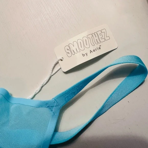 Aerie Smoothez Mesh Unlined Pull On Bra - Picture 5 of 5